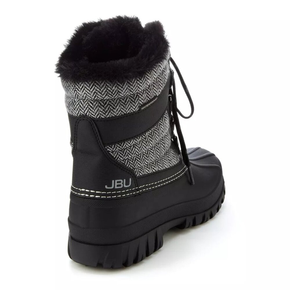 JBU JBU Womens Casey Water Resist Black Size 10M - F48 - Picture 2 of 4